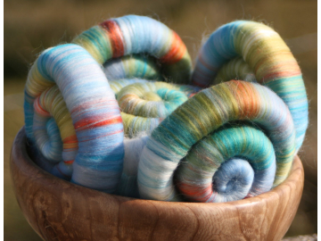 Discarded Nets Rolags / Punis - 100g