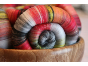 Burning Embers Rolags / Punis - 100g