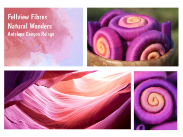 Antelope Canyon Rolags - 100g