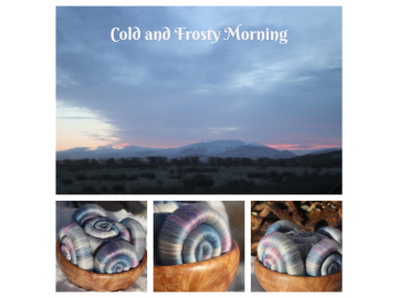 Cold and Frosty Morning Rolags - 100g