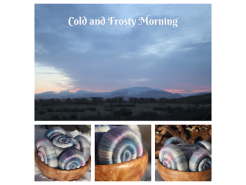 Cold and Frosty Morning Rolags - 100g Cold and Frosty Morning Rolags - 100g