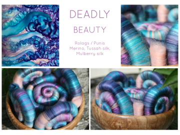 Deadly Beauty Rolags / Punis - 100g