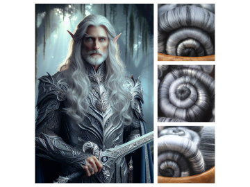 Elven Lord rolags - 100g Elven Lord rolags - 100g