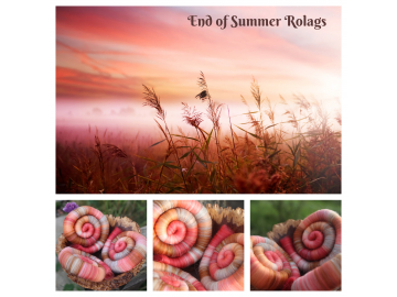 End of Summer Rolags - 100g