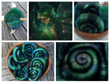 Fairy Glen rolags - 100g