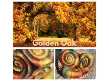Golden Oak Rolags - 100g Golden Oak Rolags - 100g