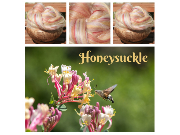 Honeysuckle luxury blend (merino, soybean and silk)