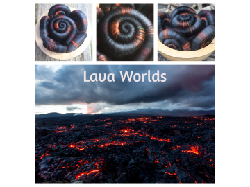 Lava Worlds rolags - 100g