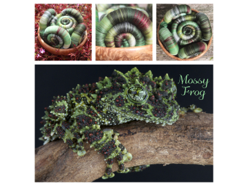 Mossy Frog rolags - 100g