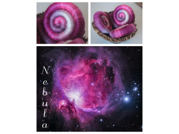 Nebula rolags - 100g