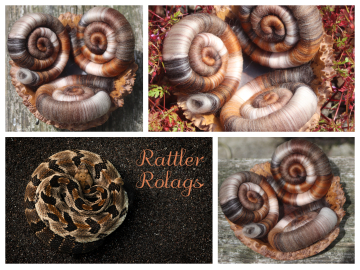 Rattler rolags - 100g Rattler rolags - 100g