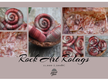 Rock Art rolags - 100g