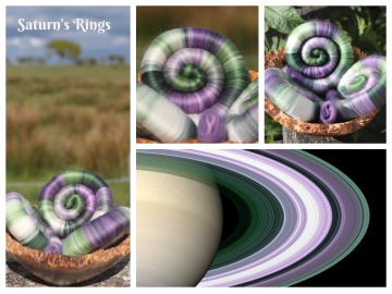 Saturn's Rings - Rolags 100g