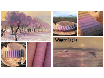 Winter Lights Gradient Batt Set - 150g