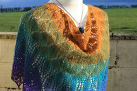 Royal Peacock Feathers XL Gradient Batt Set - 150g