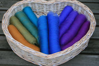 Royal Peacock Feathers XL Gradient Batt Set - 150g