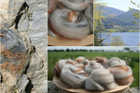 Skiddaw Slate - Handpulled Rovings - 100g