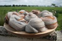 Skiddaw Slate - Handpulled Rovings - 100g