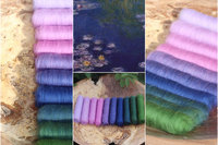 Monet's Lily Pond XL Gradient Batt Set - 150g