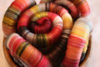 Burning Embers Rolags / Punis - 100g