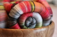 Burning Embers Rolags / Punis - 100g