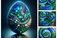 Draco Beryllus rolags - 100g