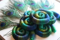 A Peacock's Tale Rolags - 100g