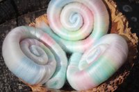 Mother of Pearl rolags - 100g