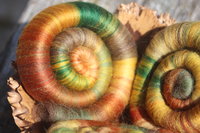 Golden Oak Rolags - 100g