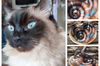 Ole Blue Eyes rolags - 100g