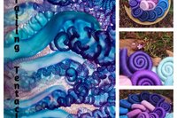 Trailing Tentacles gradient rolag set - 130g