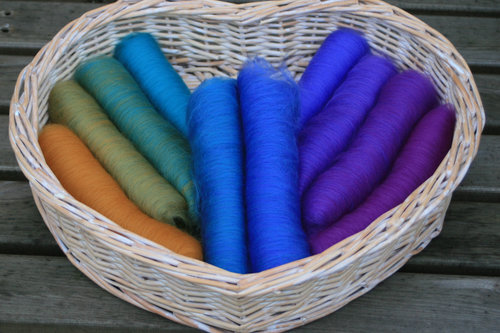 Royal Peacock Feathers XL Gradient Batt Set - 150g