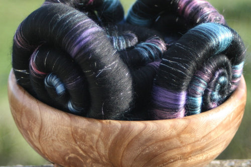 Aurora Borealis Rolags / Punis - Take 2 - 100g