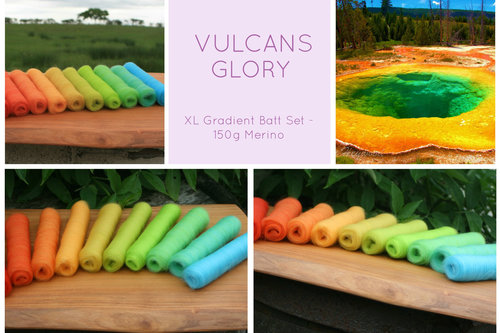Vulcan's Glory XL Gradient Batt Set - 150g