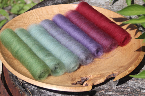 Painted Parakeet Gradient Batt Set - 100g