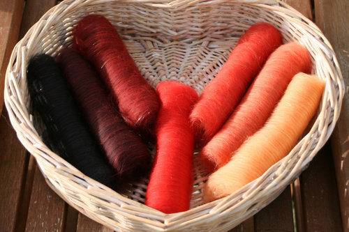 Burning Embers Gradient Batt Set - 100g
