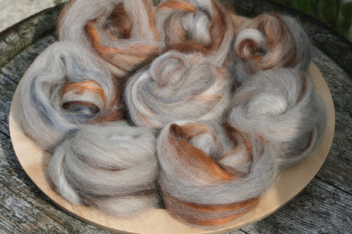 Skiddaw Slate - Handpulled Rovings - 100g