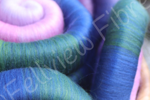 Monet's Lily Pond Gradient Rolags - 100g