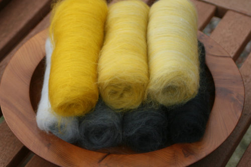 Grey Wagtail Gradient batt set