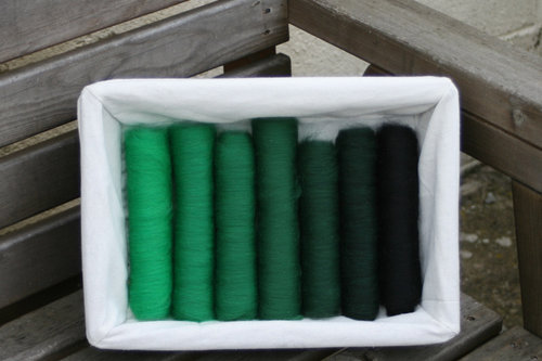 Into the Deep Dark Wood Gradient Batt Set - 100g