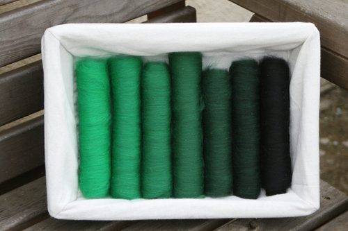 Into the Deep Dark Wood Gradient Batt Set - 100g