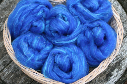 PHAT FIBER August 2016 - Indian Summer Hand pulled roving - 100g