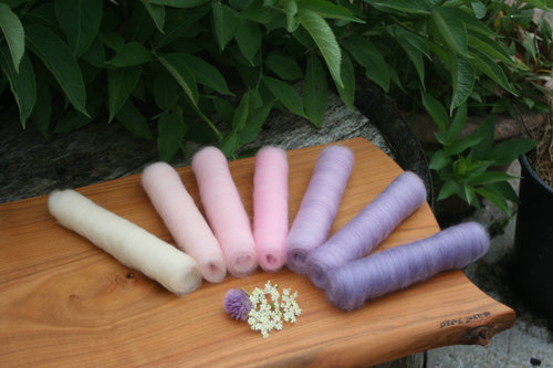Banana Blooms Gradient Batt Set - 100g