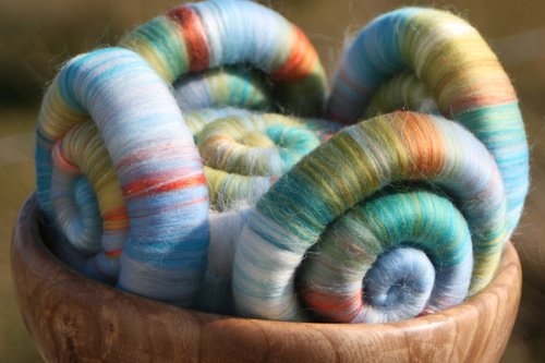 Discarded Nets Rolags / Punis - 100g