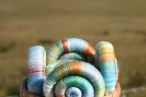 Discarded Nets Rolags / Punis - 100g