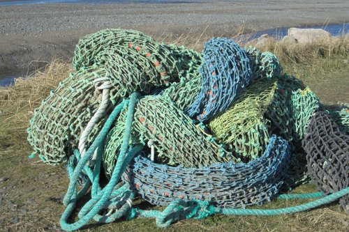 Discarded Nets Rolags / Punis - 100g