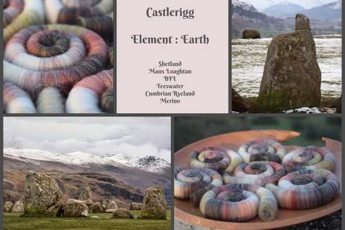 Castlerigg Rolags - 100g