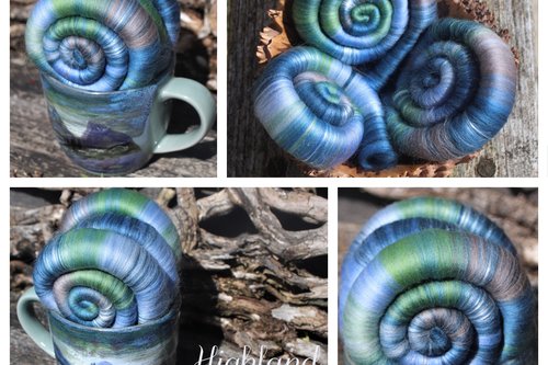 Highland Memories rolags - 100g