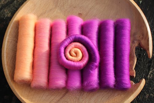 Antelope Canyon Gradient Batt Set - 100g