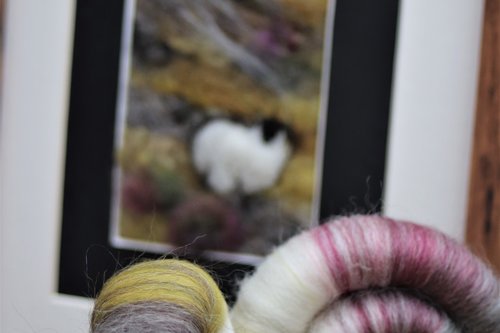 Wild and Woolly rolags - 100g